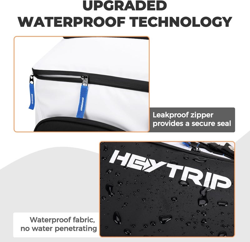 HEYTRIP Backpack Cooler 36/54 Cans, Insulated Portable Large Leakproof Waterproof Cooler Bag, 20 Hours Cold Retention for Lunch Camping Travel Beach Picnic - Image 5